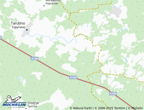MICHELIN Ryzhkovo map - ViaMichelin