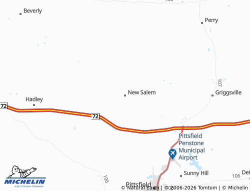 Mappa MICHELIN New Salem - ViaMichelin