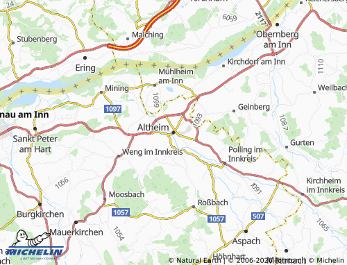 MICHELIN Altheim map - ViaMichelin