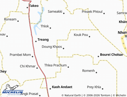 Mappa MICHELIN Doung Khpos - ViaMichelin