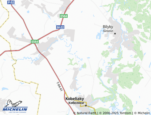 MICHELIN-Landkarte Zolotarivka - ViaMichelin