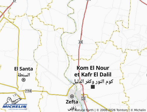 MICHELIN El Karama map - ViaMichelin