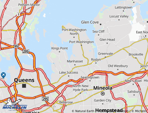 Mapa MICHELIN Plandome Manor - ViaMichelin