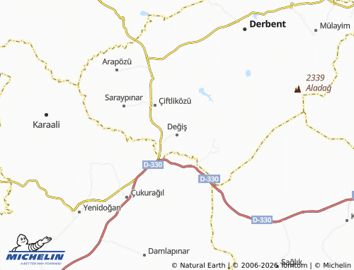 MICHELIN-Landkarte Değiş - ViaMichelin