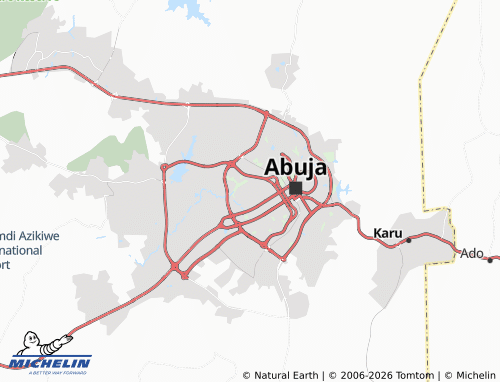 Mappa MICHELIN Wuse I - ViaMichelin