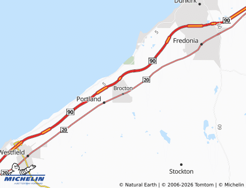 Mapa MICHELIN Brocton - ViaMichelin