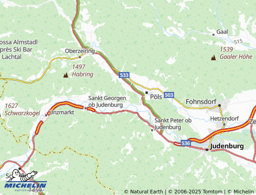 Mapa MICHELIN Greith - ViaMichelin