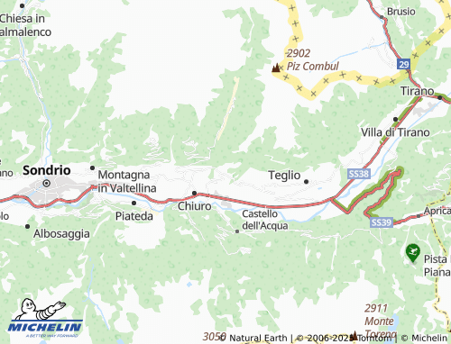 MICHELIN Castionetto map - ViaMichelin