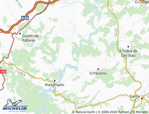 MICHELIN Ribera map - ViaMichelin