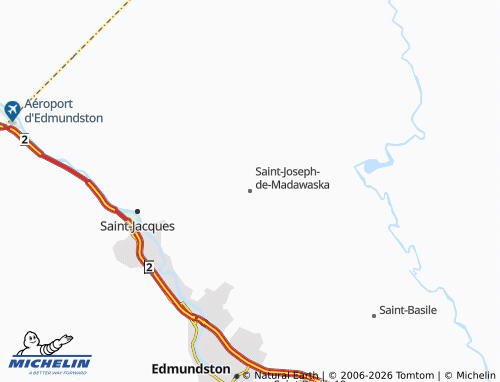 MICHELIN Saint-Joseph-de-Madawaska map - ViaMichelin