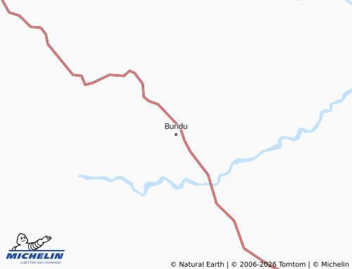 MICHELIN Bundu map - ViaMichelin