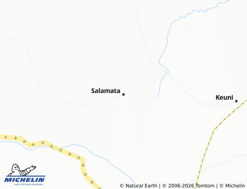 Mappa MICHELIN Salamata - ViaMichelin