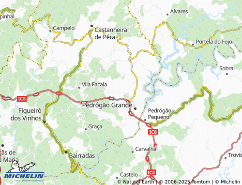 Mapa MICHELIN Troviscais Fundeiros - ViaMichelin