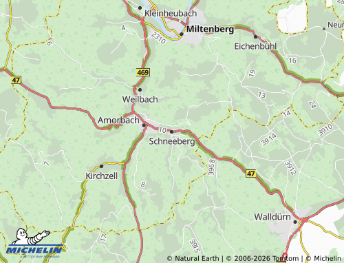 Mappa MICHELIN Schneeberg - ViaMichelin