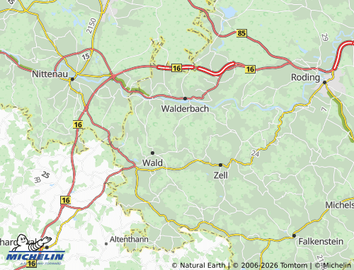 Kaart MICHELIN Riesen - ViaMichelin