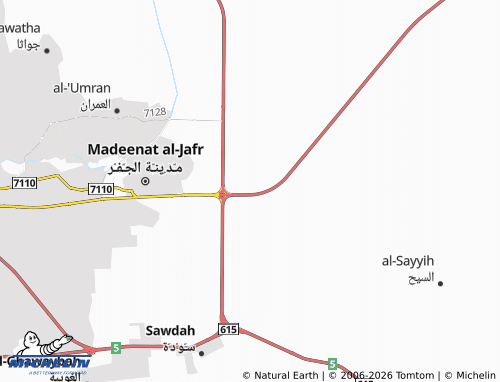 MICHELIN-Landkarte al-Mustashfa al-Aja - ViaMichelin