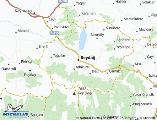 Mappa MICHELIN Beydağ - ViaMichelin