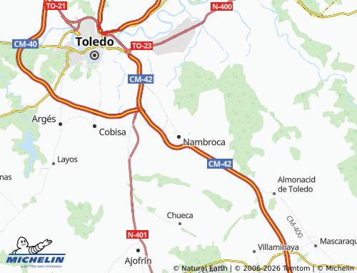 MICHELIN Nambroca map - ViaMichelin