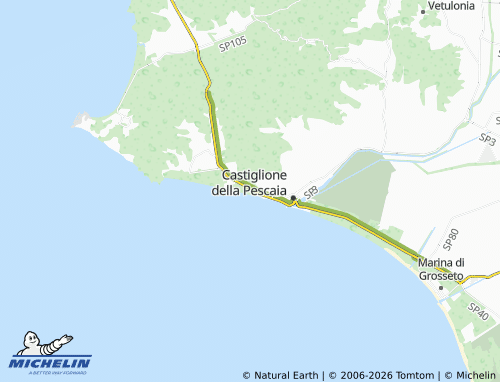 Mappa MICHELIN Riva del Sole - ViaMichelin