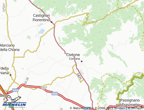 Carte MICHELIN Tavernelle-Sant'Eusebio - ViaMichelin