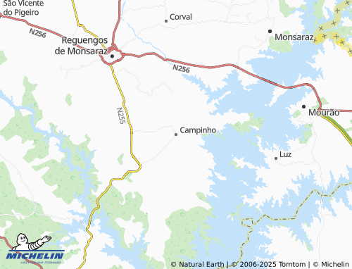MICHELIN Campinho map - ViaMichelin