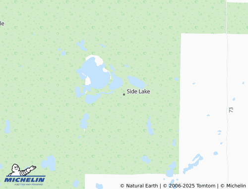 MICHELIN Side Lake map - ViaMichelin