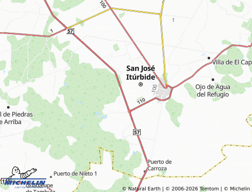 Mappa MICHELIN San Jerónimo - ViaMichelin