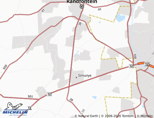 Mappa MICHELIN Tambo Section - ViaMichelin