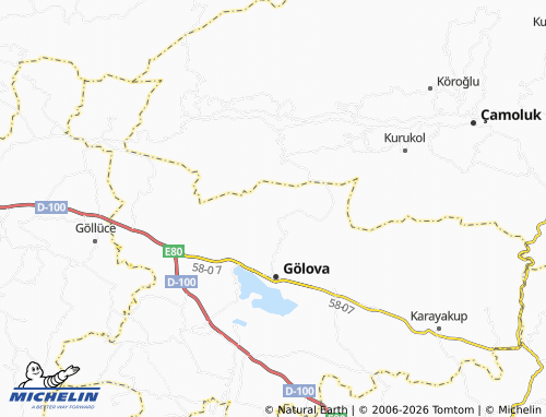 MICHELIN Çalkaya map - ViaMichelin