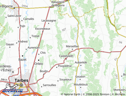Mapa MICHELIN Bouilh-Péreuilh - ViaMichelin