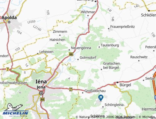 Mappa MICHELIN Golmsdorf - ViaMichelin