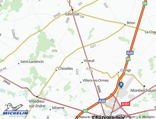 MICHELIN Saint-Michel map - ViaMichelin