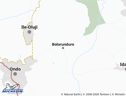 Mappa MICHELIN Bolorunduro - ViaMichelin