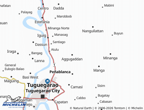 MICHELIN Aggugaddan map - ViaMichelin