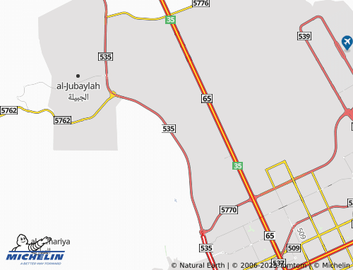 MICHELIN Al Qayrawan District map - ViaMichelin