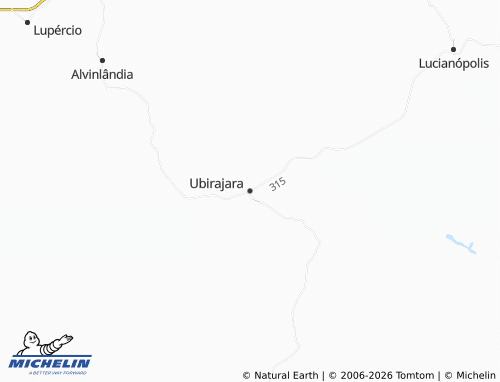 Carte MICHELIN Ubirajara - ViaMichelin