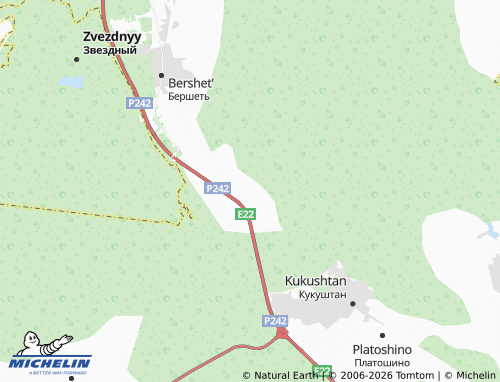 MICHELIN-Landkarte Yanychi - ViaMichelin