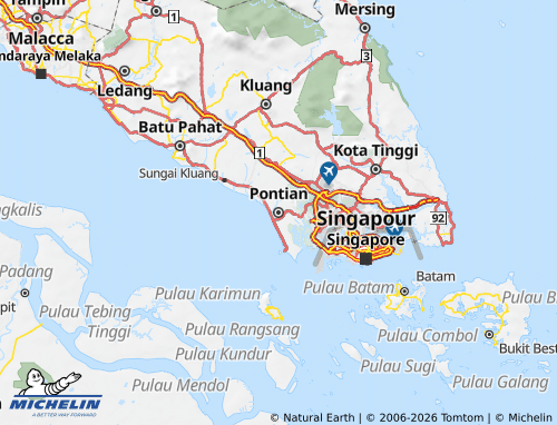 Mappa MICHELIN Pontian - ViaMichelin