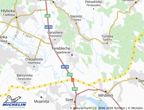 Mappa MICHELIN Terebleche - ViaMichelin