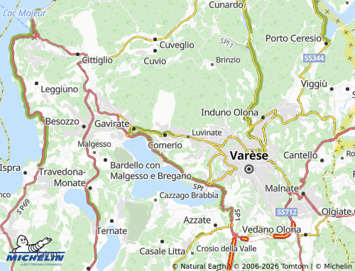 MICHELIN Barasso map - ViaMichelin