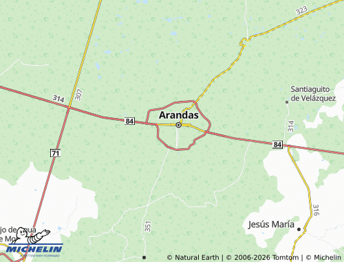 Mappa MICHELIN Jardines Santa María - ViaMichelin