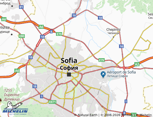 Mappa MICHELIN Rayon Serdika - ViaMichelin