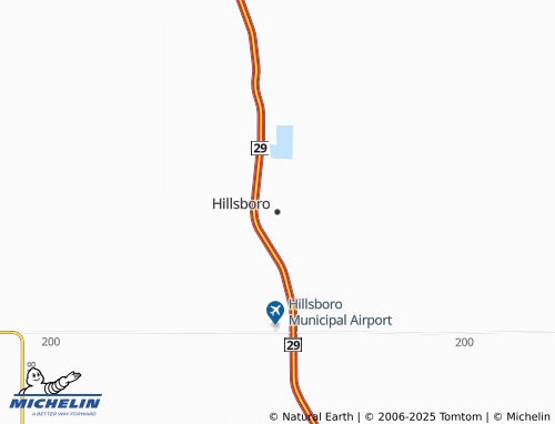 MICHELIN-Landkarte Hillsboro - ViaMichelin