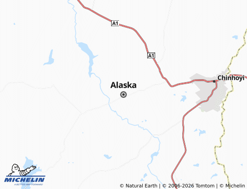 MICHELIN Alaska map - ViaMichelin