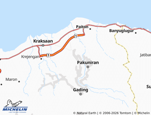 MICHELIN Besuk map - ViaMichelin