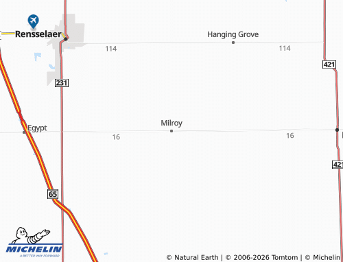 Mappa MICHELIN Milroy - ViaMichelin