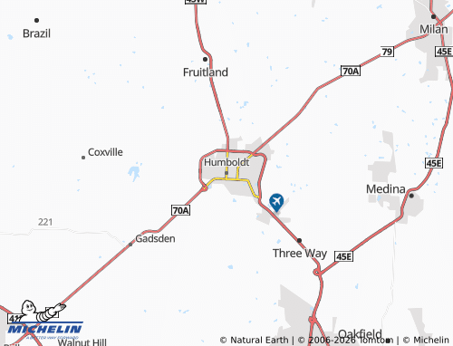 Mapa MICHELIN Humboldt - ViaMichelin