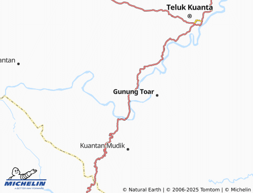 MICHELIN Bukit Pedusunan map - ViaMichelin