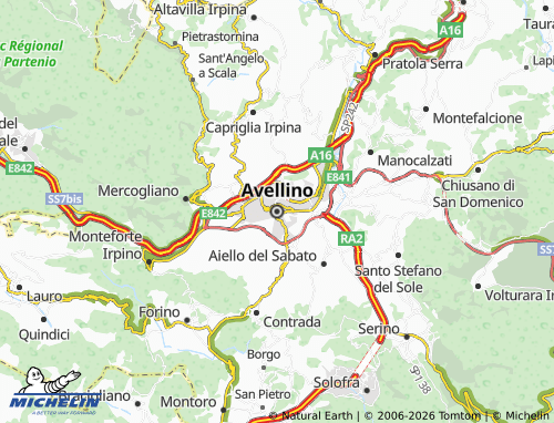 Mapa MICHELIN Avelino - ViaMichelin