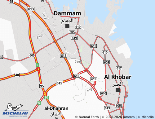 MICHELIN-Landkarte Hajar - ViaMichelin